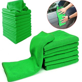 10 pzs toalla de microfibra para limpieza de microfibra/toalla de tela de absorción suave para Auto/coche/hogar