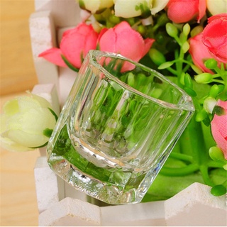 Nail Art Glass Cup Glassware Manicure Tool for Mixing Acrylic Liquid Salon Home