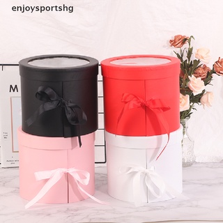 [enjoysportshg] caja giratoria redonda de doble capa caja de regalo caja de flores caja de embalaje diy decoración [caliente]