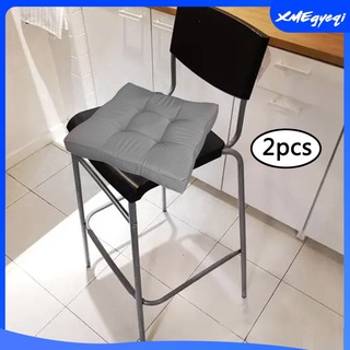 2 almohadillas para silla tufted, cojín de asiento, al aire libre, interior, silla de patio, columpio (2)