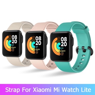 Correa Para Xiaomi Mi Watch Lite, Pulsera De Repuesto Para Xiomi Redmi Smart Rosa, De Silicona En Reloj