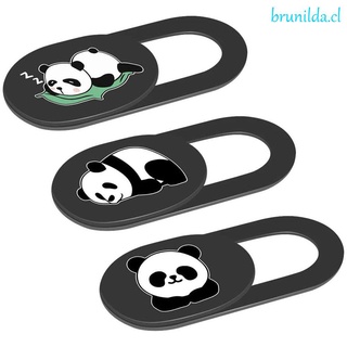 BRUNILDA Laptop Panda Camera Cover for|Webcam Camera Cover Webcam Cover Universal Ultra-Thin Cute Slide Privacy Protection Smartphone Privacy Sticker