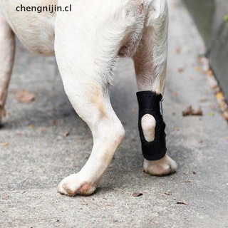 yang 1pc perro canino pierna trasera rodillera rodillera envoltura de articulación hock para curas y previene.