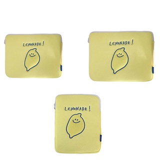lu portátil caso bolsa bordado limón de dibujos animados 9.7 10.8 11 pulgadas tablet protectora interior bolsas