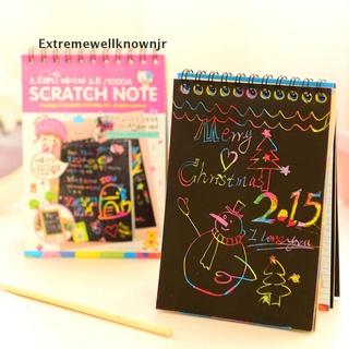 ermx cartón creativo diy dibujar notas de boceto para niños juguete cuaderno suministros escolares caliente