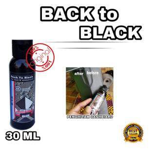 Volver a negro/negro/tablero de plástico/goma/cuerpo/pintura/neumático/tablero/coche/motocicleta/30 ml