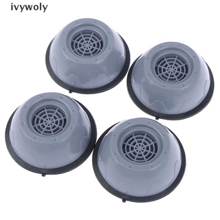 ivywoly 4 piezas de pies antivibración almohadillas lavadora refrigerador fijo antideslizante alfombrilla cl