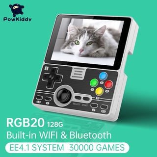 Powkiddy RGB20 RK3326 consola de juegos portátil de código abierto soporte WIFI módulo multijugador