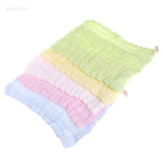 Biggerlove toalla de algodón suave para bebé recién nacido pañuelo para alimentación