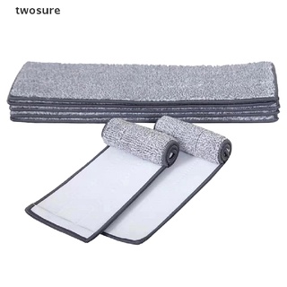 [twosure] Fiber Mop Head Floor cleaning cloth Paste The Mop To Replace Cloth Cleaning Mop .