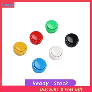 Tomin QM 12 pzs botones de consola de juegos Arcade/Joystick/botón de repuesto duradero de 30 mm para