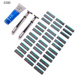 [cod] 40 cuchillas de afeitar de los hombres para gillette 3 afeitadora cartuchos de afeitar juego de recarga caliente
