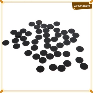 1 Inch Circular Flat Top Base (50-Pack) for Gaming Miniatures, Table Game Figures, RPG Figurines DIY Supplies