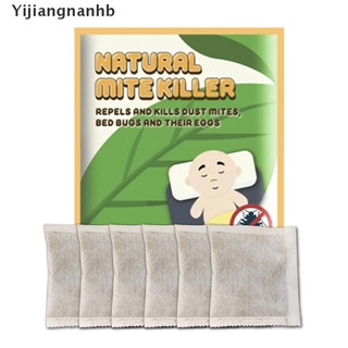 yijiangnanhb 6pouches natural herbal polvo ácaros exterminador almohadilla matar anti-mite cojín caliente