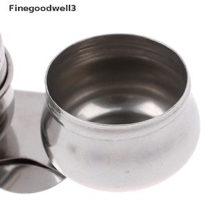 finegoodwell3 - paleta de pintura de tambor de acero inoxidable, diseño de doble agujero