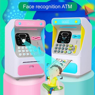 _ATM Caja de ahorros Personal cajero automático de dinero en efectivo banco de ahorros rosa máquina_
