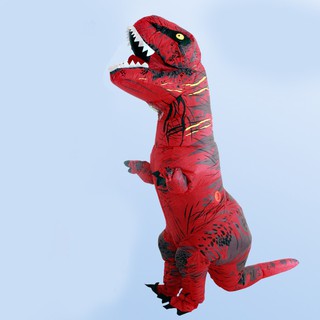 T Rex dinosaurio Anime inflable disfraz Cosplay Dino navidad Halloween para mujeres hombres niño ropa divertida (5)