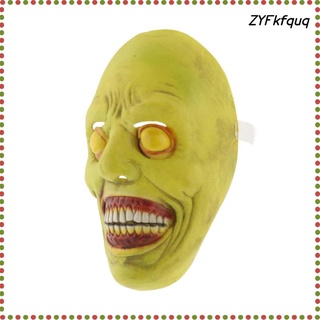 máscara de terror de halloween látex sonriente demonios máscaras cara vestir cabeza máscara