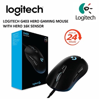 Mouse Gamer Logitech G403 Hero Gaming Com Fio Rgb 12000dpi