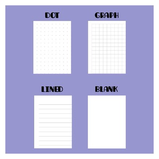 Cuaderno espiral/notas A5 - punteado - forrado - gráfico - blanco (animales temáticos) (2)
