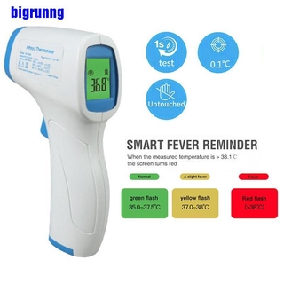 [Bigr] termómetro De frente infrarrojo Para medir Temperatura De fiebre y Temperatura Para bebés (1)