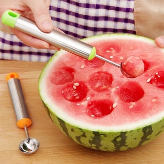 acero inoxidable fruta melón bola maker cuchara helado cuchara utensilios de cocina herramienta (1)