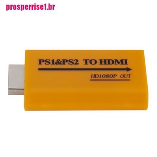 Ppbr Adaptador/convertidor De audio y video a Hdtv Hd 1080p Ps1/Ps2 a Hdmi