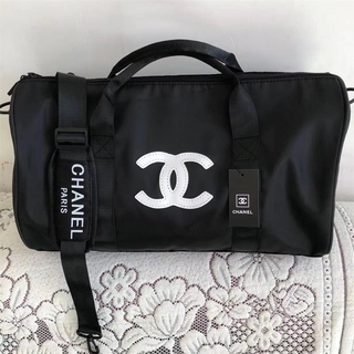Chanel bolsa de viaje nuevo de los hombres y las mujeres de ocio de viaje de compras de gran capacidad bolsa de hombro deportes al aire libre Fitness multifuncional bolso (1)