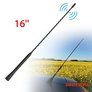 AWAR - antena de repuesto para coche, Radio estéreo, antena de abeja aérea, color negro (1)