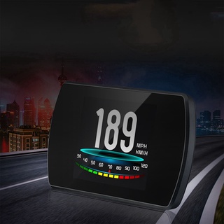 coche hud head up display digital gps velocímetro con brújula prueba de velocidad de conducción alarma hd pantalla lcd para todo el vehículo (2)
