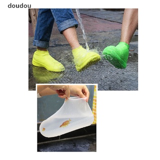 (doudou) Funda De Silicona Impermeable Para Zapatos Reutilizables Antideslizantes Para Botas De Lluvia