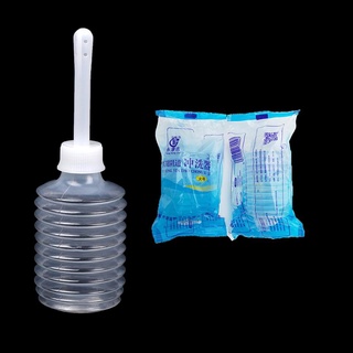 LONGANG 200ml Disposable Anal Vaginal Bulb Douche Enema Irrigator Rectal Syringe Cleaner .