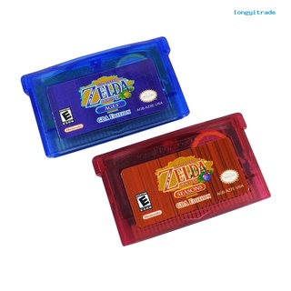 Longtm 2Pcs Oracle of Seasons/Ages tarjeta de juego GBA Game Boy Advance