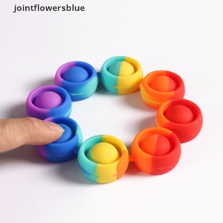 jbcl pop fidget pulsera reliver estrés juguetes arco iris push it burbuja antiestrés juguetes jalea (6)