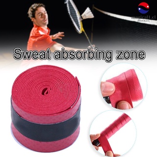 cinta de agarre de raqueta de tenis antideslizante de bádminton agarre super absorbente raqueta agarre resistente a los golpes accesorio de bádminton