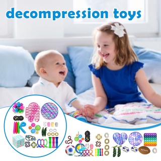fidget juguetes conjunto sensorial juguetes anti estrés gadgets juguetes sensorial juguetes pack para niños adultos alivio del estrés anti ansiedad