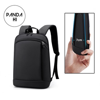 [en Stock] mochila ultradelgada para portátil de 15,6 pulgadas, unisex, oficina de negocios, mochila delgada, mochila de hombro (1)