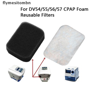 flybn 8 unids/set cpap espuma filtros reutilizables dv54/55/56/57 serie sistema pm2.5.