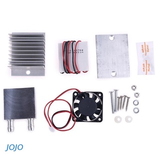jojo diy kits termoeléctrico peltier refrigeración sistema de refrigeración + ventilador enfriador + tec1-12706 aire acondicionado