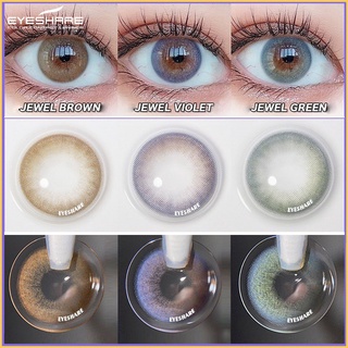 Eyeshare 1Pair(2pcs)Jewel Series Coloured Contact Lenses for Eyes Cosmetics Lens Beauty Makeup (1)
