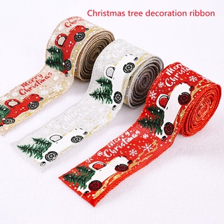 5m cinta de navidad rojo lino gris feliz navidad copo de nieve tela para decoración de árbol de navidad de boda [jane eyre]
