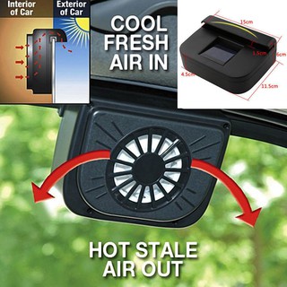 Parabrisas solar para ventana de coche, ventilador de ventilación de aire, radiador