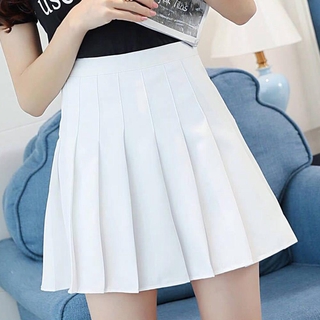 Las mujeres de cintura alta plisada falda dulce lindo niñas danza Mini falda Cosplay negro blanco falda kawaii femenina Mini faldas cortas 0126