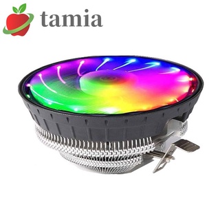 TAMIA PC Caso Ventiladores 1800RPM RGB Luz LED Portátil Radiador CPU Enfriamiento Silencioso Ventilador