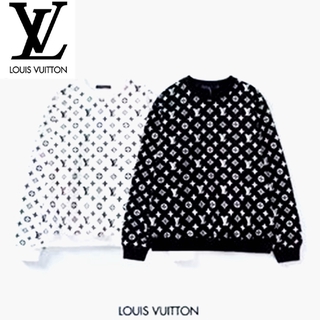 Louis Vuitton pareja deportes sudadera suéter 2021 nuevo transpirable secado rápido suelto gran tamaño impreso suéter
