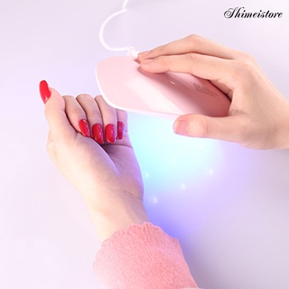 [sh] 6w led mini lámpara de uñas plegable usb gel esmalte secador de curado máquina de manicura (6)
