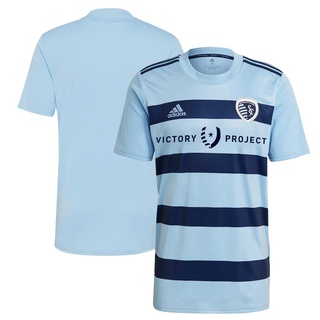 2021-22 MLS Kansas City camiseta de fútbol azul claro