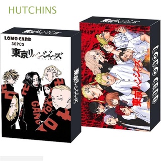 HUTCHINS Collection Anime Tokyo Revengers Fans Gift Postcard Gifts Tokyo Revengers Lomo Card Greeting Card Birthday Gift Mitsuya Takashi Sano Manjirou 30pcs/set Message Card Mini Postcard