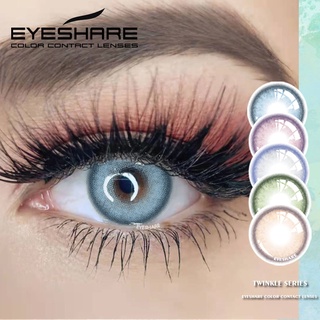 eyehare 1 par (2 piezas) lentes de contacto color para ojos twinkle series lente natural cosmrtice lentes de contacto