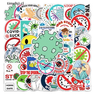 TIME 50pcs/pack Bacteria Virus medical theme series Stickers For Laptop Desk Chair CL